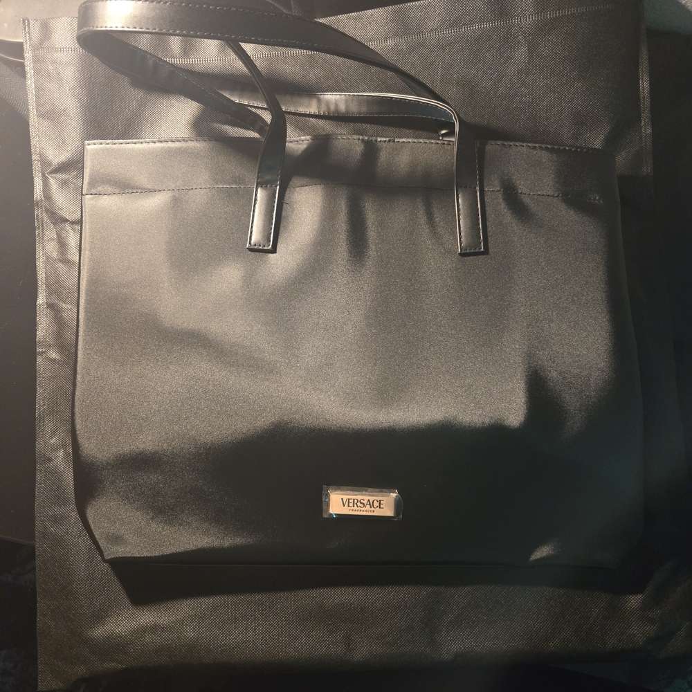 Brand New Versace Fragrence Black Tote Bag